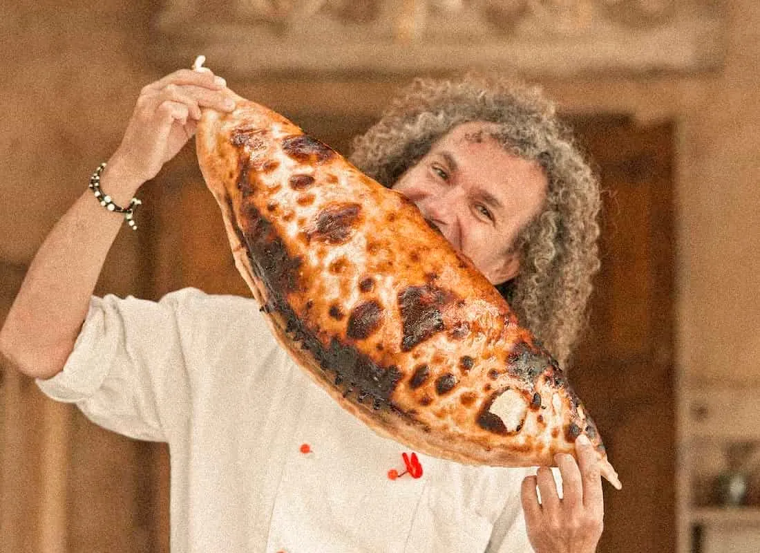 Calzone Dolce at Bandanna Mykonos